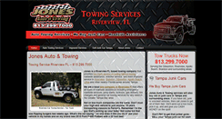 Desktop Screenshot of jonesautotowing.com